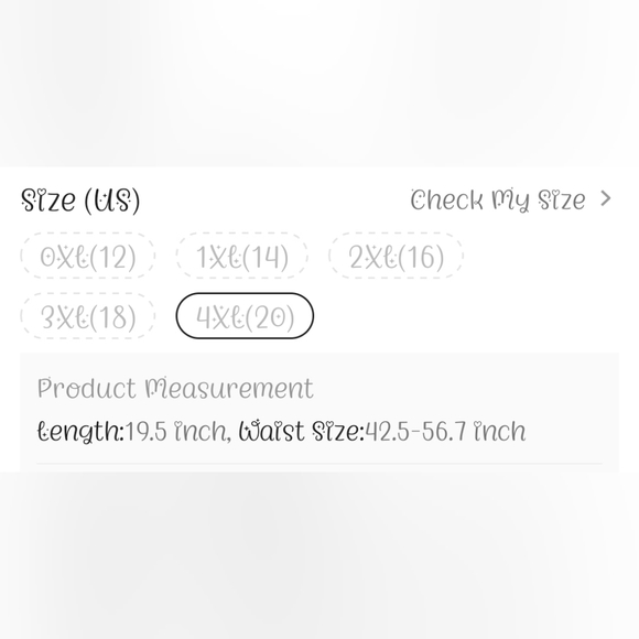 SHEIN Plus Layered Ruffle Hem Skirt 4XL (20) Red - Picture 2 of 4